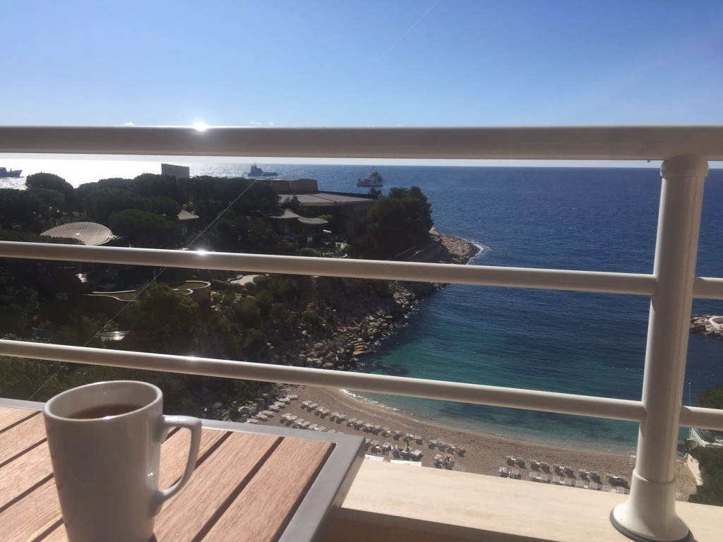 Breakfast on my hotel balcony. Don't mind if I do.